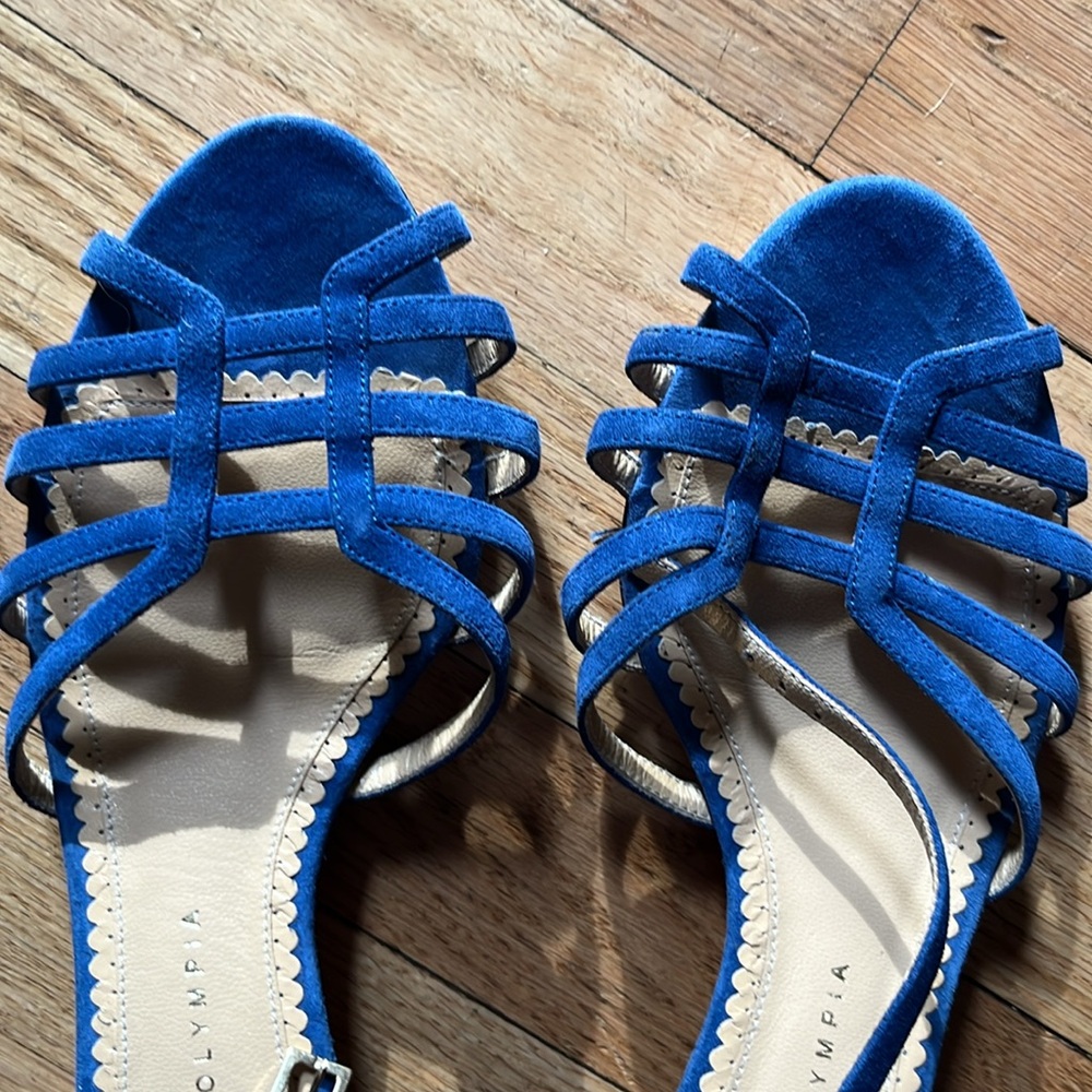Charlotte Olympia Blue Strappy Sandals